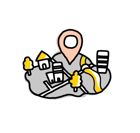 マップのイラスト