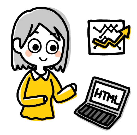 リスティング広告を行うマーケター女性ずっきー
