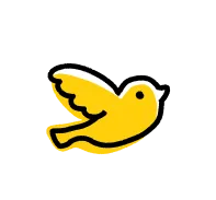 鳥のアイコンイラスト01