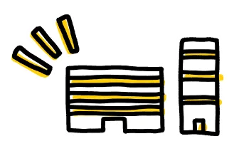 イラスト(ビル)